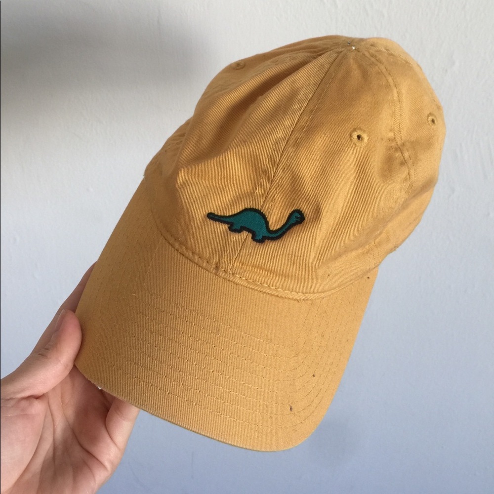 Yellow dinosaur hat